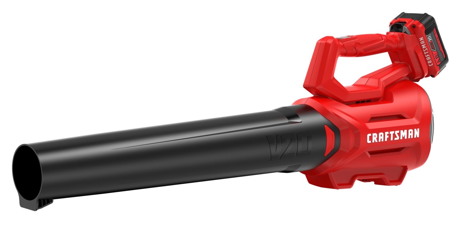 CRAFTSMAN V20* Cordless Axial Leaf Blower Kit Left Angle