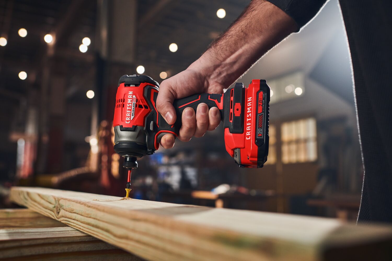 View of CRAFTSMAN Drills: Impact Driver being used by consumer